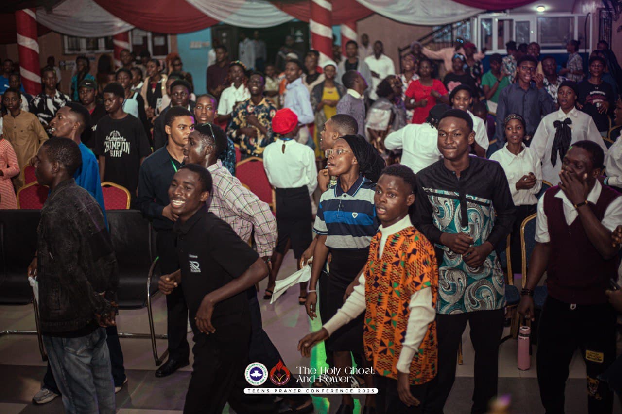 Young people gathered at TPC